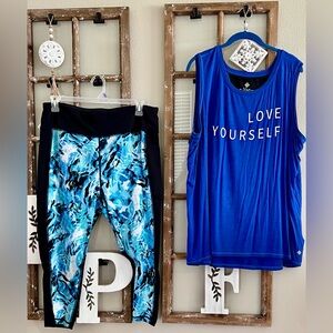 Blue two piece active set